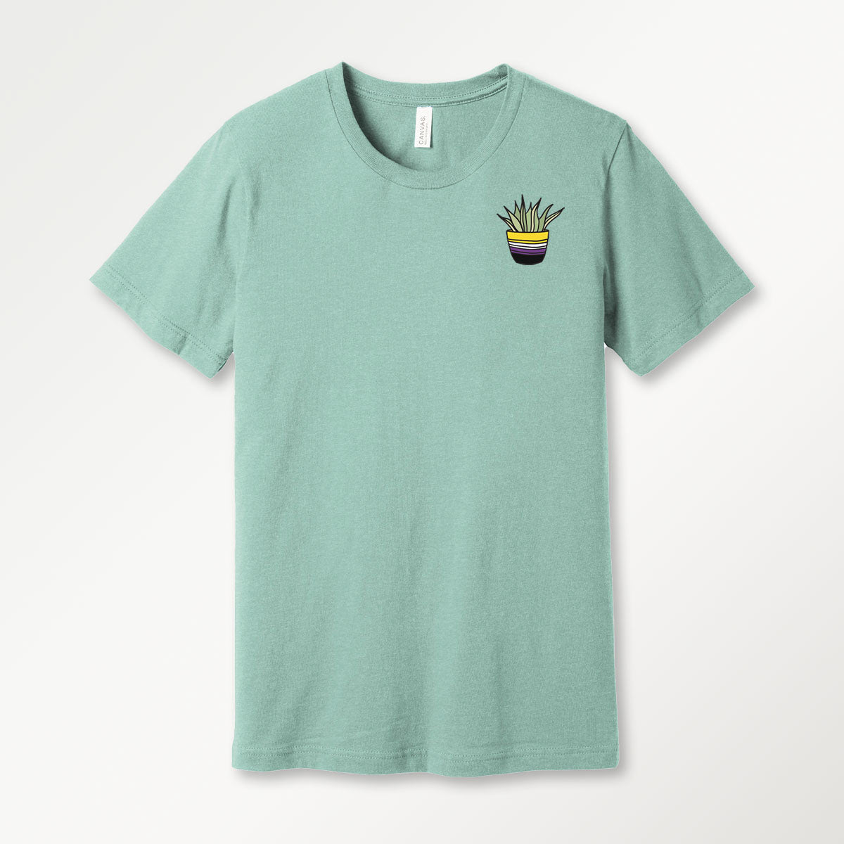 Speak Kindly to Plants Subtle LGBTQ+ Pride T-Shirt